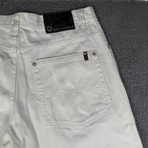 Vintage Southpole Jeans Mens 36x34 White Denim Baggy Wide Leg Hip Hop Y2K 90s